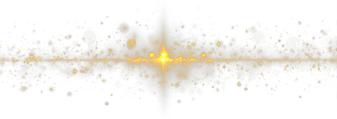 Gentle gold and silver sparkles drift in a soft luminous haze. Ideal for romantic, festive, or luxury-themed designs. Adds elegant brilliance and texture. PNG © Freesstock