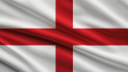 Fototapeta premium Vibrant close-up of the waving Irish national flag, a symbol of heritage and peace and unity
