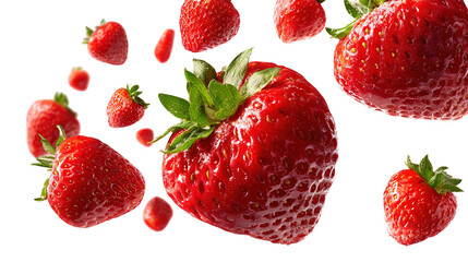 Strawberry isolated on white background