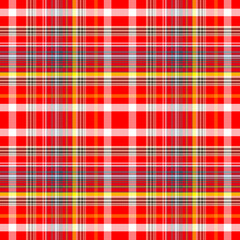 Yellow Primrose Plaid Seamless Repeat 