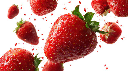 Strawberry isolated on white background