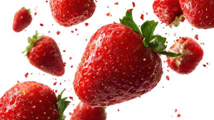 Strawberry isolated on white background