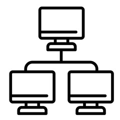Computer   Icon Element For Design	