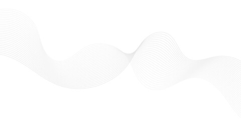 Abstract wavy lines Isolated background design. Wave modern stream transparent background.
