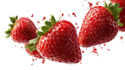 Strawberry isolated on white background