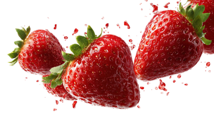 Strawberry isolated on white background