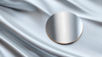 Mirror metal gradient with silver background. Chrome foil steel. Glass and stainless surface with glossy glare and light sheen. Smooth aluminum plate with titanium frame and realistic cold  13263437 1