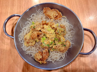 Snapper Fillet with Salted Egg Sauce