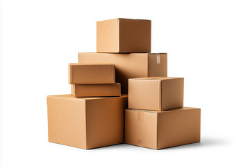 Fototapeta premium stack of boxes