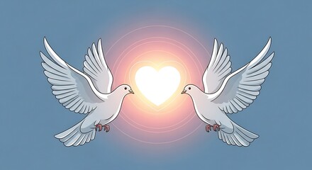 Doves of Peace - A Symbol of Love and Harmony.