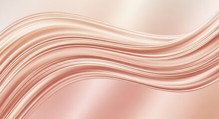 Elegant Rose Gold Waves - A Luxurious Abstract Background Texture.