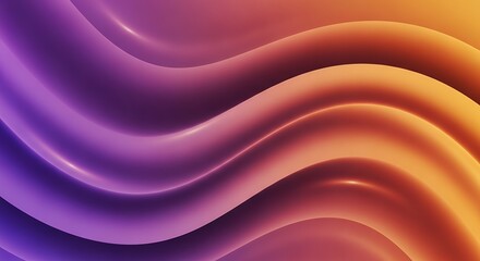 Obraz premium Stunning abstract gradient waves with soft light reflections evoke modern elegance and dynamic flow for captivating designs