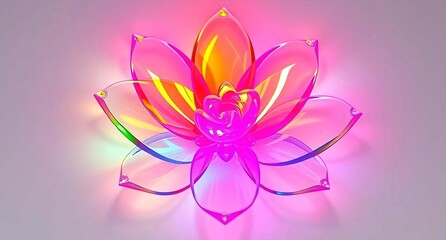 abstract pink background with flowers