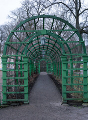 green gate in the park