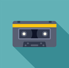 Vintage audio cassette tape evoking memories of mixtapes and analog music recording