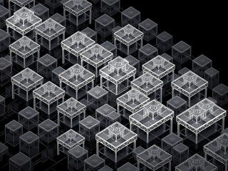 abstract cube background