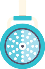 Surgical lamp illuminating operating room, ensuring optimal visibility for medical procedures