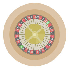ルーレットのイラスト
