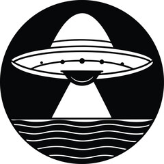 Abstract geometric pattern with dynamic swirls and bold colors for modern design applications isolated on transparent background