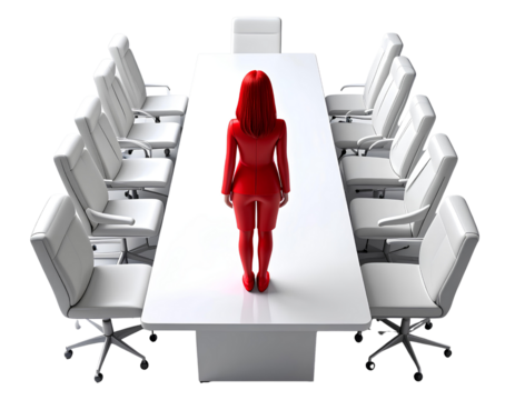 business woman sitting on a chair - Powered by Adobe