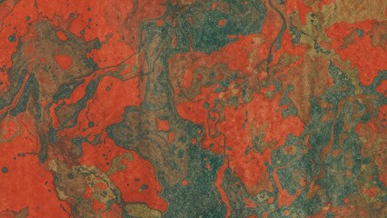 Abstract texture on red plastic tent