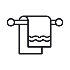 towel icon vector design template