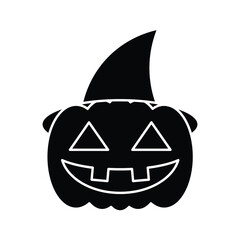 Halloween Pumpkin icon vector illustrations on white background.