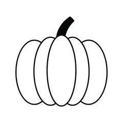 Pumpkin icon vector illustrations on white background.