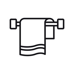 towel icon vector design template