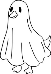 Goose Halloween Ghost