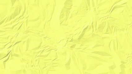 Yellow Wrinkled Paper Texture – Crumpled Folded Paper Texture Background for Vintage, Grunge, and Minimal Design Projects. Colorful crumple or wrinkled paper texture vector background.
