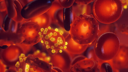 Malaria is a parasitic disease caused by genus Plasmodium. Merozoites, the invasive blood stage of Plasmodium Falciparum parasite. Malaria research and development