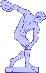 Greek Sculpture Discobolus