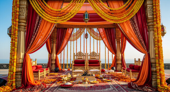 Hindu Wedding Mandap: Traditional Indian Wedding Ceremony Decor