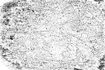 Scratched and Cracked Grunge Urban Background Texture Vector. Dust Overlay Distress Grainy Grungy Effect. Distressed Backdrop Vector Illustration. Isolated Black on White Background. EPS 10.