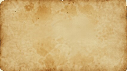 Old grunge, stained yellowed paper from 
