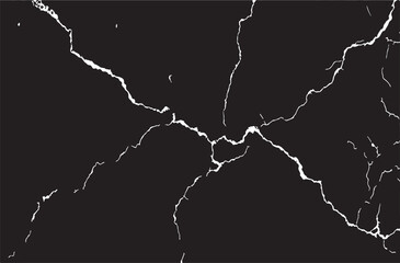 Scratched and Cracked Grunge Urban Background Texture Vector. Dust Overlay Distress Grainy Grungy Effect. Distressed Backdrop Vector Illustration. Isolated Black on White Background. EPS 10.