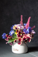 Bouquet of garden flowers