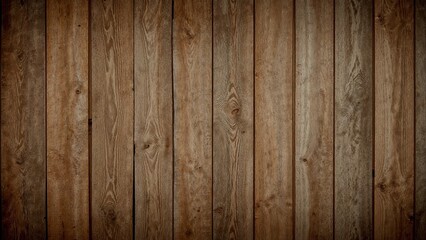 Obraz premium Rustic wood planks background with appealing vignetting.