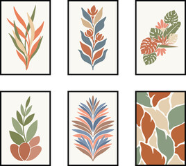 Botanical Leaves Artprint Collection