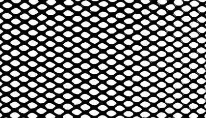 The texture of the metal mesh on a white background. Cage metal wire on pale white background. Chain link mesh fence pattern isolated on transparent background.