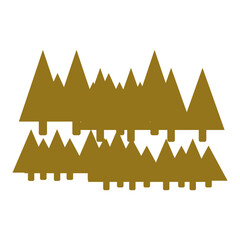 Minimalist Cartoon Christmas Tree Vector Illustration with Gifts and Ornaments – Holiday Background Design