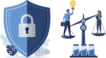 Cybersecurity Assessment & Business Innovation: Balancing Data Protection with Creative Ideas via Intellectual Property Laws for Secure Digital Transformation & Financial Stability, Promoting Modern E