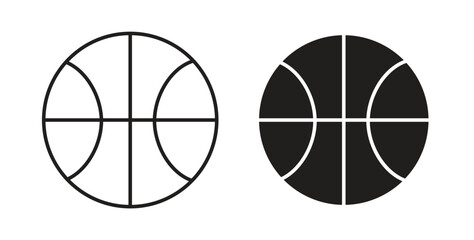 Basketball icon simple flat trend modern graphic design abstract logotype