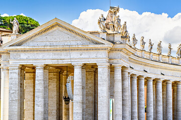Bernini's columns in St. Peter's Square, The Vatican, Rome