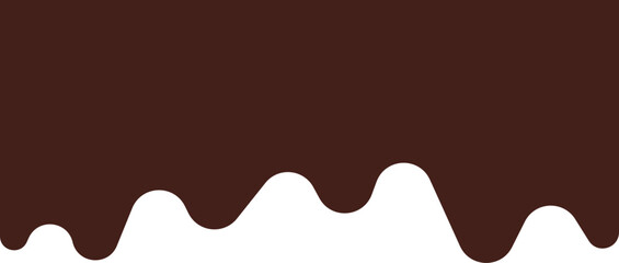 흘러내리는 초콜릿 