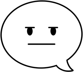 무표정 이모티콘