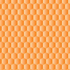 abstract background with hexagons . seamless pattern with honeycombs