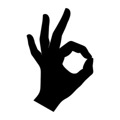 Black silhouette of a raised fist symbolizing empowerment and resistance