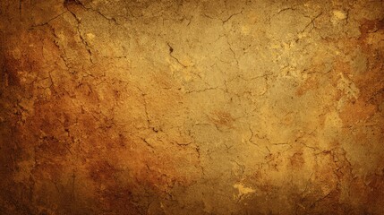 Obraz premium Warm shades of brown and yellow highlight the cracked earth surface under soft light.